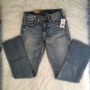 NWT Silver Suki Fit